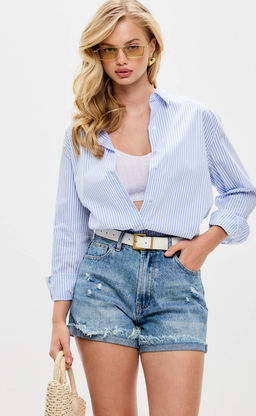 Шорты женские джинсовые TP09-01-2019 голубые