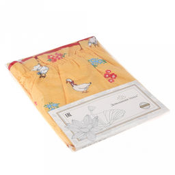 Парео для бани и сауны "Гуси" 148х85см, вафельное полотно, хлопок 100%, плотность 245г/м2, упаковка п/э классическая 28х41см, "Домашняя мода" (Россия)