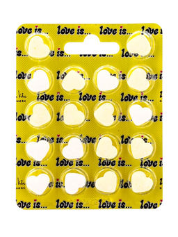 Цена за 3 шт. Освежающие конфеты Love is, со вкусом морской соли и лимона блистере, 10.8 г