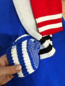 K13183 Джемпер (вязаный трикотаж) КРАСНЫЙ - Brand фото 6