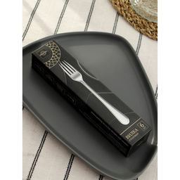 Цена за 6 шт. Вилка столовая Magistro Versal, длина 20 см, толщина 2.5 мм, нержавеющая сталь, серебристая  фото 6