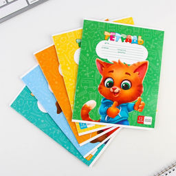 Тетрадь А5, 12 листов на скрепке в косую линейку ArtFox study, 5 видов МИКС, белизна 96% .  фото 2