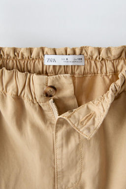 BUYUK CEPLI DOKUMLU PANTOLON - Zara фото 4