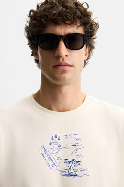 EMBROIDERED T-SHIRT - Zara фото 5
