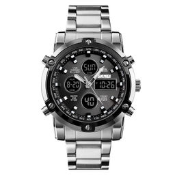 Часы наручные Skmei мужские электронные спортивные 1389silver-black