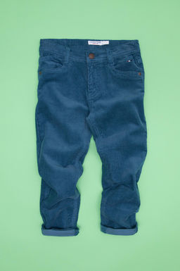 U. S. Polo Assn Кобальтово-синие брюки из плотной ткани для мальчика