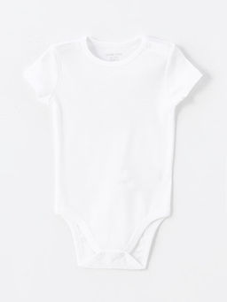 Bisiklet Yaka Basic K?z Bebek ??t??tl? Bodysuit 2li
