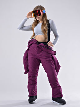 Женский зимний сноубордический комбинезон Alpha Endless 222/220730 RRG Бордовый  фото 23