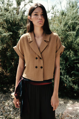 CROSSOVER SHORT SHIRT - Zara фото 10