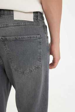 Узкие укороченные джинсовые брюки с нормальной талией и узкими штанинами - Defacto фото 6