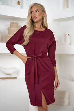 Платье Open Style 7004 бордовый