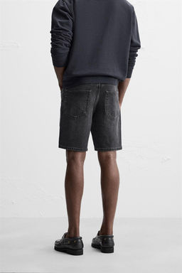 REGULAR FIT DENIM BERMUDA SHORTS - Zara фото 45