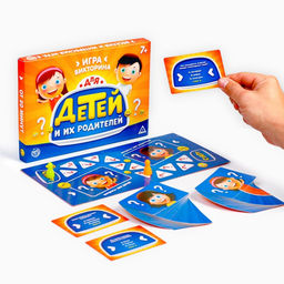 Игра-викторина Для детей и их родителей, 100 карточек - Лас играс фото 6