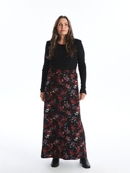 Beli Lastikli Desenli Kad?n Etek