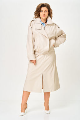 Куртка Anastasia Mak 1322 бежево-жемчужный