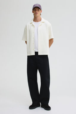 Camisa resort gofrada Loose Fit - H&m фото 7