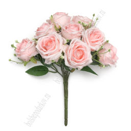 Букет декоративный 31 см Розы (SF-8126) розовый - Больше подарков фото 2