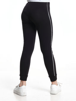 Бриджи летние подростковые легинсы UD 2793 черный - Mini maxi фото 4