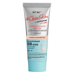 CleanSkin с серебром Маскирующий ВВ-крем с себорегулирующим действием SPF15, 30 мл