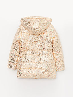 Kap??onlu Bask?l? K?z ?ocuk Mont - Waikiki фото 3