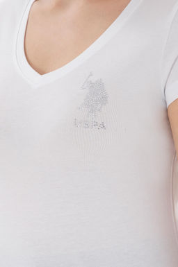 Kad_n Beyaz Basic Ti__rt Sepette S_rpriz _ndirim - U.s. polo assn фото 7
