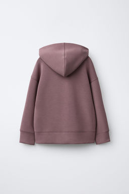 HOODIE WITH ZIP AND MODAL BALLET - Zara фото 9