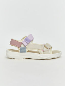 Bask?l? C?rt C?rtl? K?z ?ocuk Sandalet