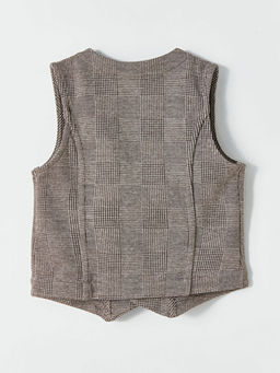 V Yaka Erkek Bebek Yelek - Waikiki фото 2