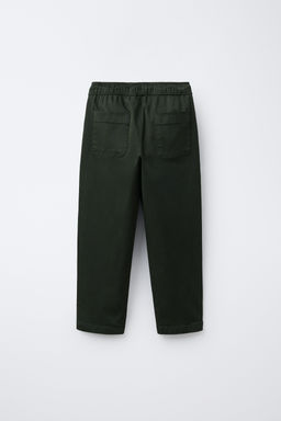 BASIC CHINO TROUSERS WITH LABEL - Zara фото 2