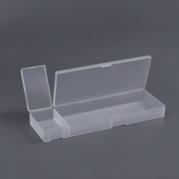 Бокс для хранения мелочей, 2 ячейки, 21×7×2.5 см, белый