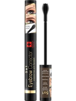 EVELINE Корректор для бровей 5в1 Eyebrow Corrector тон темно-коричневый, 9мл