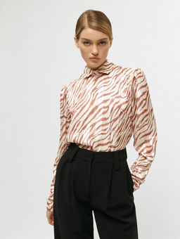 Conso/PR 200423 - brown Блуза