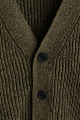 C?rdigan en punto de canal? Loose Fit - H&m фото 3