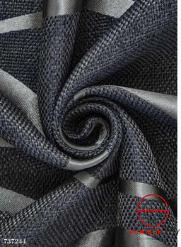 Плотные шторы Рогожка с тюлью