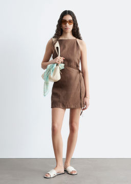 Minivestido de lino