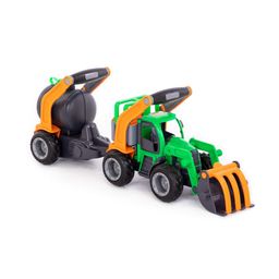 ГрипТрак, трактор-погрузчик с цистерной (в коробке) - Полесье фото 5