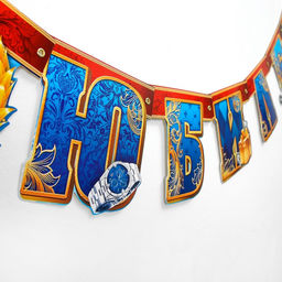 Гирлянда бумажная «С юбилеем!», 135 см