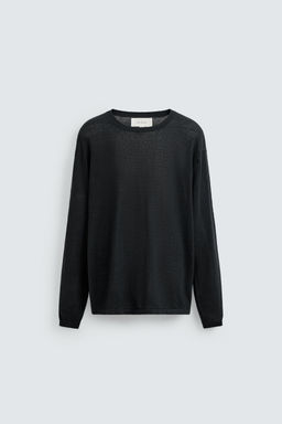 LIGHTWEIGHT 100% HEMP SWEATER - Zara фото 6