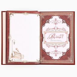 Родословная книга новогодняя «Дед Мороз» 17×2×23.7 см