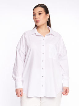 Белая рубашка BL28382WHT02