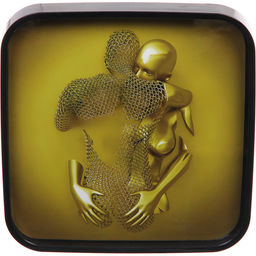 Часы настенные + пано 2шт "HOME STYLE" Любовь, черный корпус