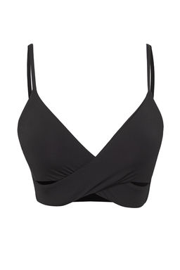 TRENDYOLMILLA Kiremit Ucgen Drape Detayl? Bikini Ustu TBESS25BU00049  фото 12