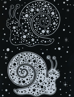 Hobbius GHPS-04 Набор для творчества Гравюра-блокнот 10 x 14 см Космические животные  фото 11