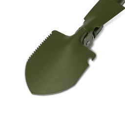 Лопата туристическая, складная, L=41 см, мотыжка, прорезиненная рукоять, в чехле, Greengo