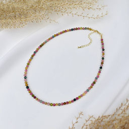 Бусы из Турмалина микс 40 см +