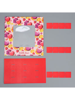 Цена за 5 шт. Коробка под 16 конфет With love, 18.9 х 18.9 х 3.8 см - Дарите счастье фото 6