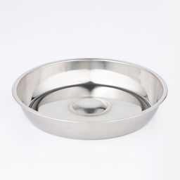 Крышка-Клош, 24×24×5 см, круглая, нержавеющая сталь