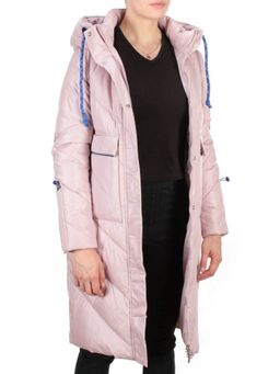 9190 PINK Пальто зимнее женское EVCANBADY (200 гр. холлофайбера) - Fashion фото 6