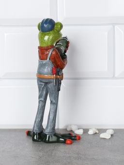 Статуэтка Лягушка строитель 16,5 см / YX39015 /уп 24/ - Галеонтрейд фото 3