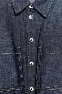 LINEN BLEND SAFARI SHIRT - Zara фото 16